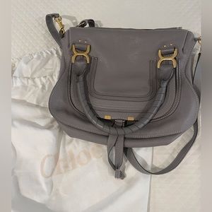 Chloe Medium Marcie Calfskin Leather Satchel